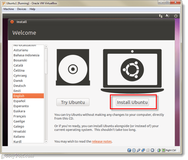 ติดตั้ง Ubuntu 