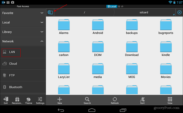 Windows와 Android간에 무선으로 파일을 공유하는 방법