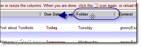 weekdagen toevoegen aan toodledo