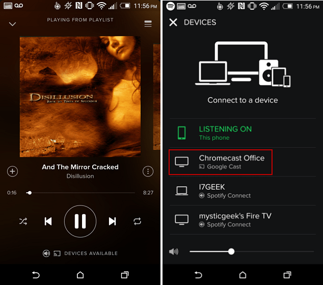 Spotify على Android