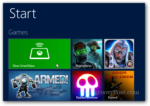 Xbox SmartGlass Tile