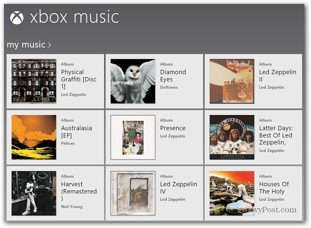 Η εφαρμογή Μουσική Xbox Music