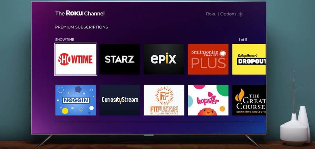 Comment s'abonner aux chaînes premium à la carte sur Roku