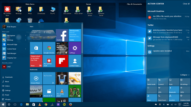 อัพเกรดเป็น Windows 10