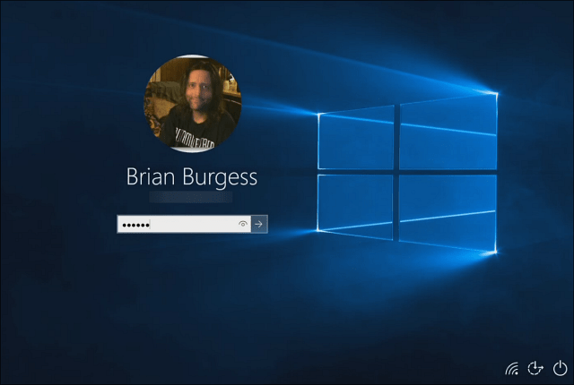 เข้าสู่ระบบ Windows 10