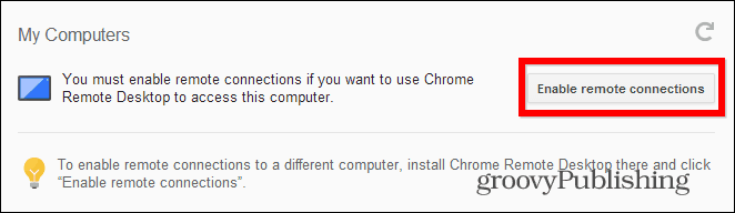 Introdução ao PC de área de trabalho remota do Chrome