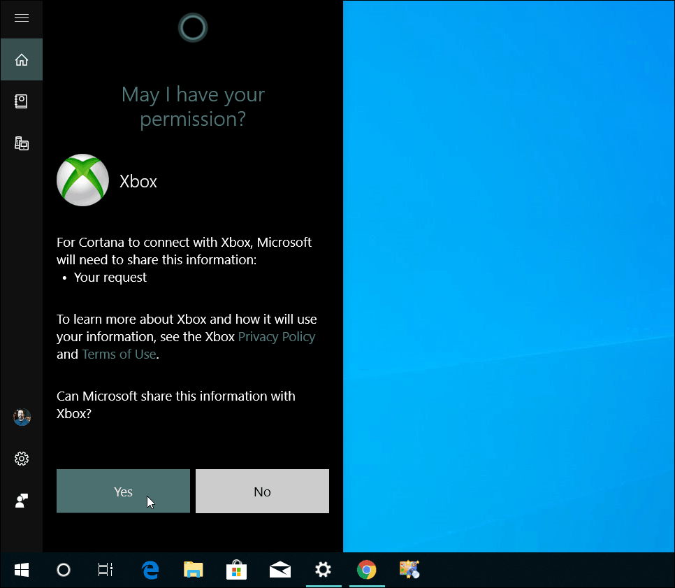 Conectați PC-ul Xbox One Cortana