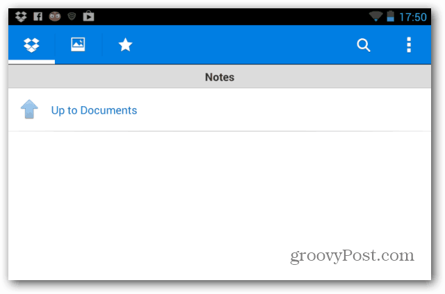 Kako koristiti Dropbox za Android kao bilježnicu