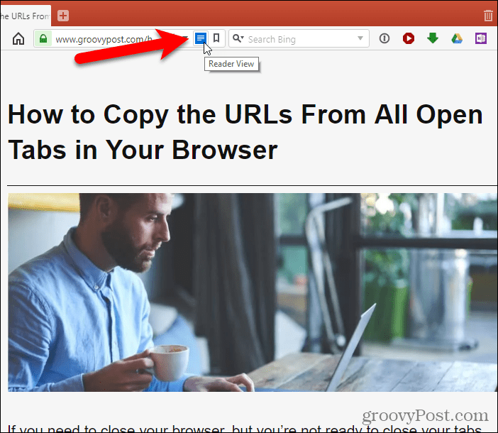 Reader View in Vivaldi