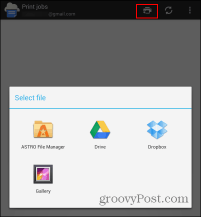 Kako koristiti novu aplikaciju Google Cloud Print na Androidu