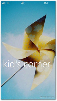 Πώς να χρησιμοποιήσετε το Windows Phone 8 Kid's Corner