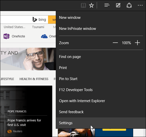 1 Microsoft Edge Ayarları