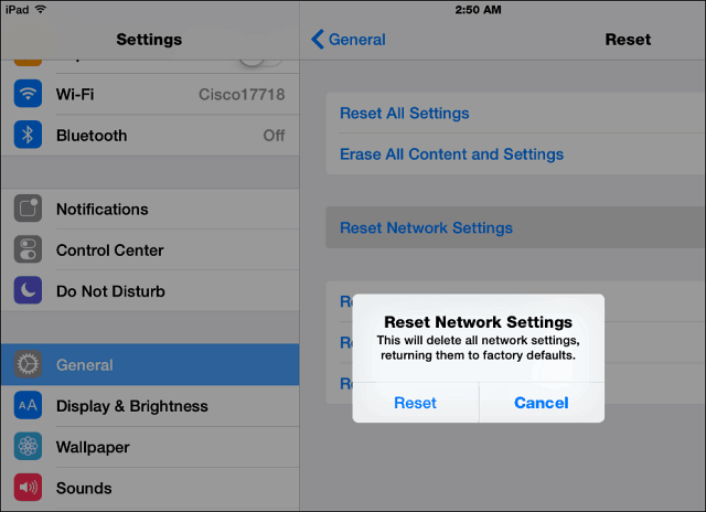 نصيحة iOS 8: إصلاح مشكلات اتصال Wi-Fi و Bluetooth