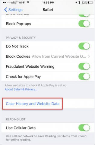 ios-clear-cache-safari