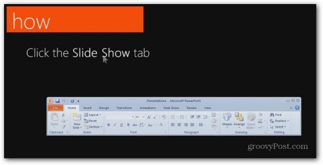 Office 2010 Začíname pracovať Tip programu PowerPoint