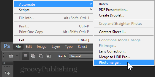 Photomerge u Photoshopu