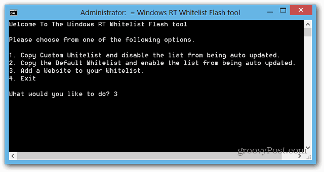 WIndows आरटी श्वेतसूची फ़्लेश उपकरण WIndows आरटी श्वेतसूची फ़्लेश उपकरण