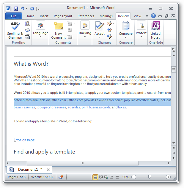 Microsoft Word: Schimbare spațiu de linie