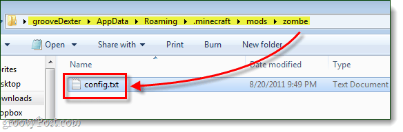 confg.txt zombe mod