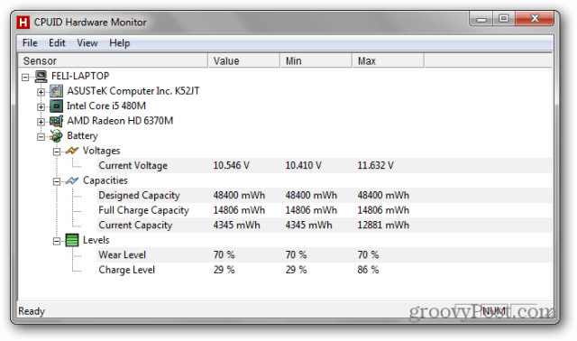 hwmonitor considere substituir sua bateria