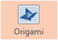 Origami PowerPoint átmenet