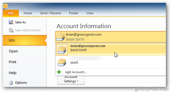 Outlook 2010: ค้นหาขนาดของโฟลเดอร์ในกล่องจดหมายของคุณ