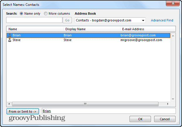 Zoekmappen in Outlook 2013 van specifiek