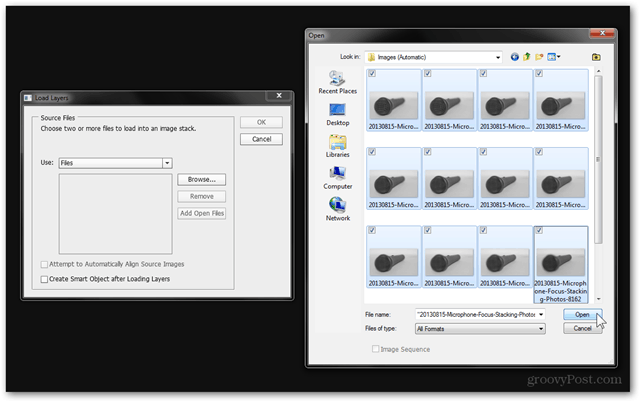 Photoshop フォーカススタッキングで被写界深度 Dof を拡大