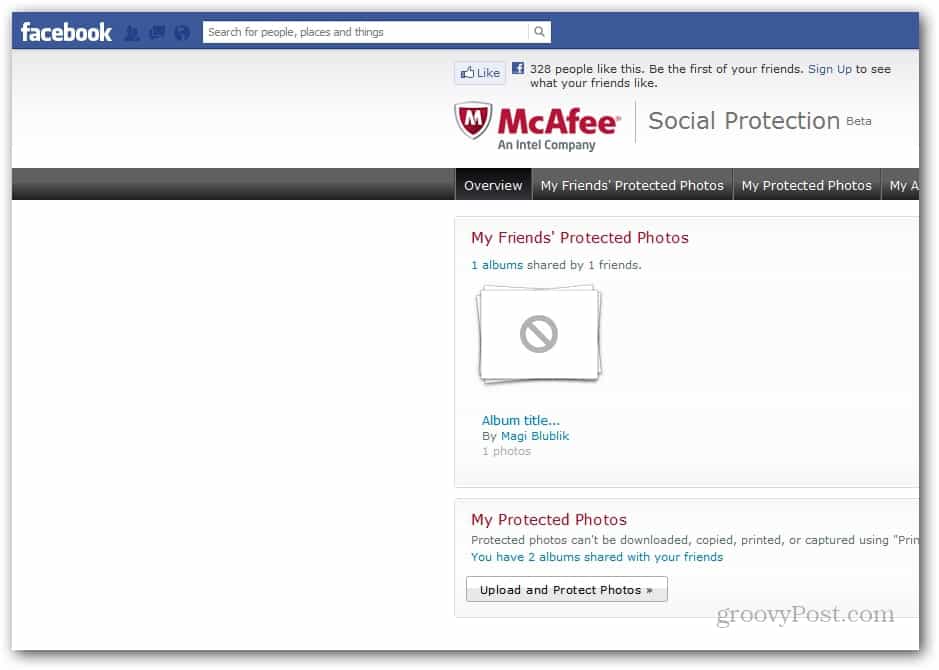 McAffee सामाजिक सुरक्षा के साथ फेसबुक फ़ोटो को सुरक्षित रखें