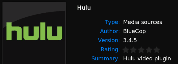 Stručný sprievodca: Raspberry Pi + XBMC + Hulu