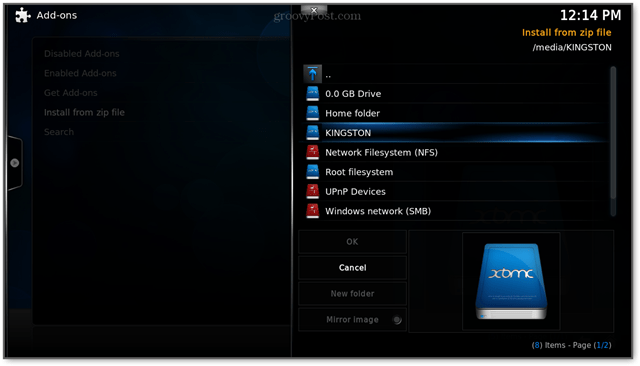 USB-enheter monteras automatiskt i xbmc