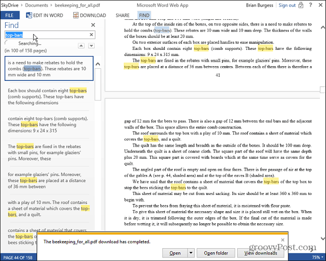 Sök i PDF-dokument