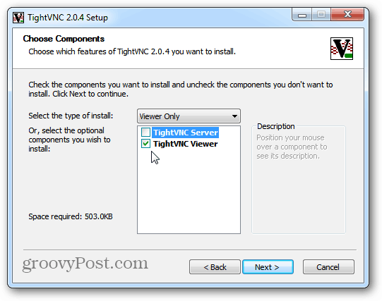 installer tightvnc