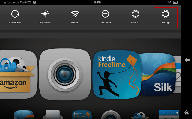 รักษาความปลอดภัย Kindle Fire HDX ของคุณด้วยการเปิดใช้งาน Lock Screen