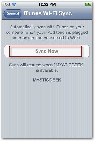 iTunes Sync