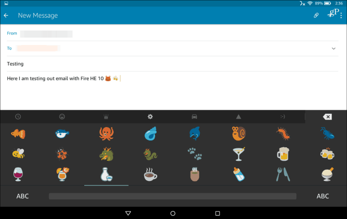 3 Композиція повідомлення Fire Fire Emoji Keyboard