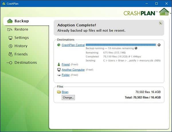 crashplan