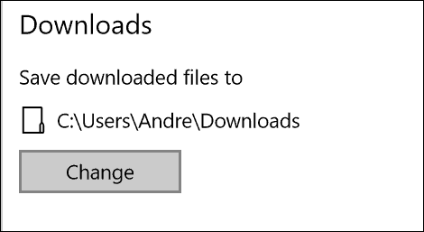 Ändern Sie Download Local