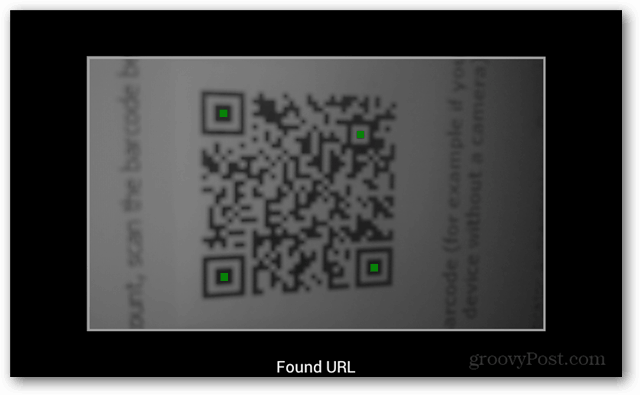 skenējot qr kodu