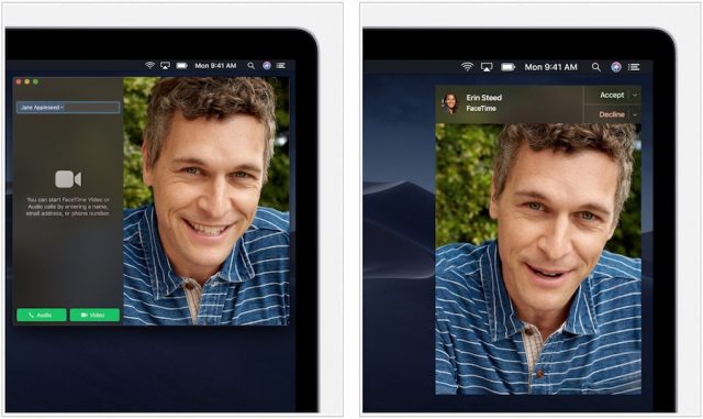 FaceTime op Mac