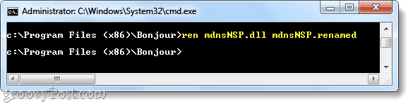 omdøb mdnsnsp.dll for at forhindre, at bonjour indlæses omdøb mdnsnsp.dll for at forhindre, at bonjour indlæses