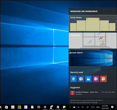 Dica de atualização do aniversário do Windows 10: use tinta com notas adesivas e cortana