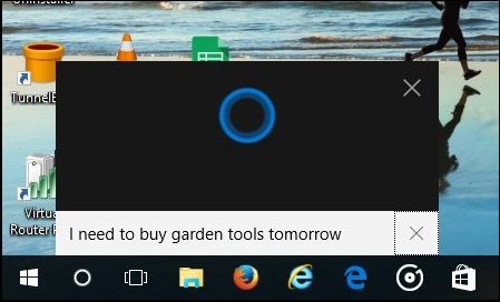 Windows 10 Cortana：時間、場所に基づくリマインダーの作成