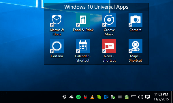 6 Windows 10 Universele app-snelkoppelingen