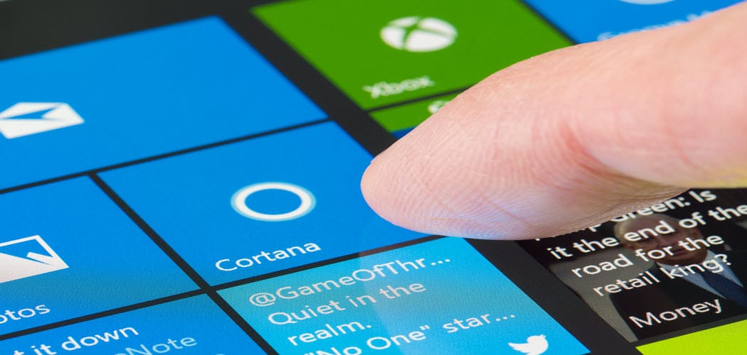 Windows 10 Tips: Ta bort din sökhistorik från Cortana
