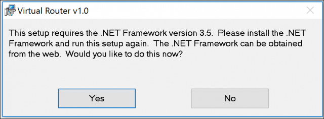 Tip om Windows 10: Installer og fejlfinding .NET Framework