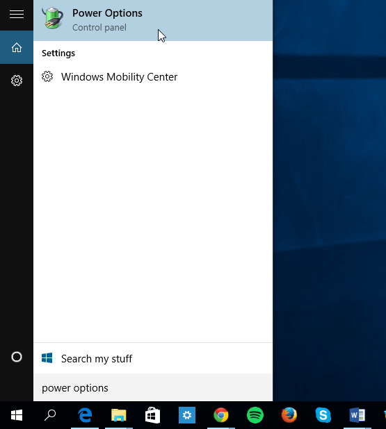 Пошук у Windows 10 Cortana вимкнено