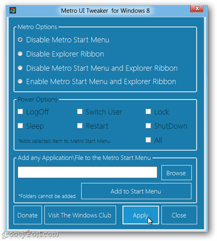 ejecutar metro ui tweaker para windows 8