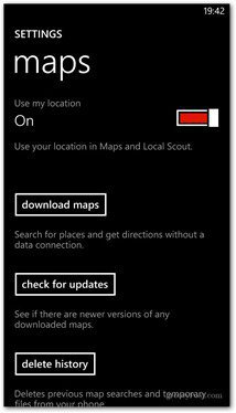 „Windows Phone 8“ atsisiųsti žemėlapius