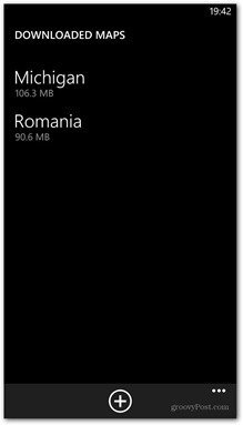 „Windows Phone 8“ galimi žemėlapiai